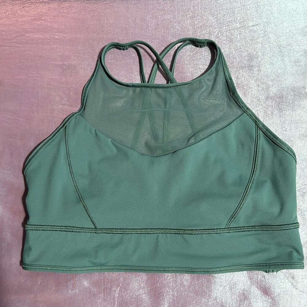 Lululemon green bra size 10